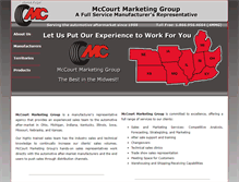 Tablet Screenshot of mccourtmarketinggroup.com
